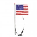 12V 3FT/4FT bluetooth LED Flagpole Light 6000 Colors 200 Modes APP Controll For UTV ATV Moto Accessories