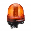 12V/24V LED Rotating Flashing Amber Beacon Waterproof Tractor ATV Motorcycle Warning Side Light