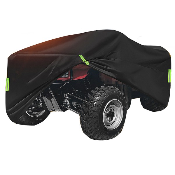 190T 145x85x98cm Waterproof Quad Bike ATV Cover with Reflective Stripe Universal Covers