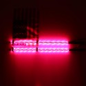 2X 12V 3FT/4FT/5FT LED 4WD Strip RGB Color Whip America USA Flag Light + Remote Control For Jeep ATV UTV RZR Motorcycle