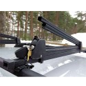 Aluminum Alloy Roof Rack Cross Bars For SUV Sedan Pick Up Streamline Design Hook