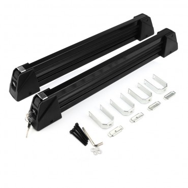 Aluminum Alloy Roof Rack Cross Bars For SUV Sedan Pick Up Streamline Design Hook