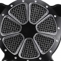 Motorcycle Air Cleaner Intake Filter System Black For Softail Touring Dyna 1993-2016