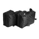 Pair 600D Black Waterproof Cargo Storage Hunting Fender Side Bags For ATV UTV 4-Wheeler