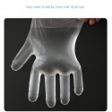 100Pcs Safety Gloves Disposable Gloves Home Kitchen Dining Transparent