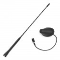 16 Inch Radio AM/FM Aerial Antenna Roof Mast Whip Base for BMW VW Passat Golf