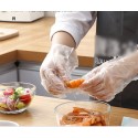 200Pcs Safety Gloves Disposable Gloves Home Kitchen Dining Transparent