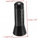 3.5cm 1.38 Inch Universal Black Mini Carbon Fiber Short Stubby Aerial Car Antenna