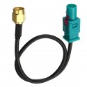Antenna Adapter Plug Cable Fakra Z (M) to SMA (M) Connector For GSM GPS DAB 25cm