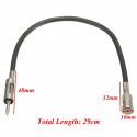 Car ISO to DIN Male Aerial Radio Stereo Antenna Extension Cable Adapter AAN2102