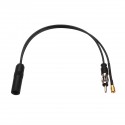 DAB+FM AM Car Radio Active Antenna Converter Shunt SMB DIN Cable