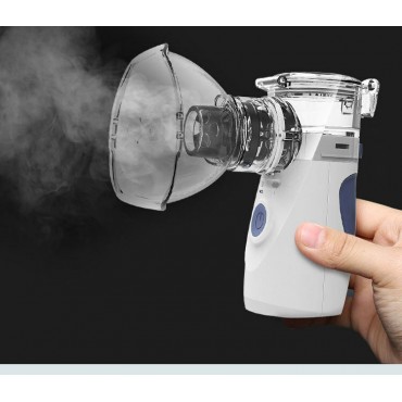Portable Ultrasonic Nebulizer Handheld Low Residual Fluid Household Atomizer Asthma Inhaler Ultrasonic Mist Maker Humidifier For Adult / Kids