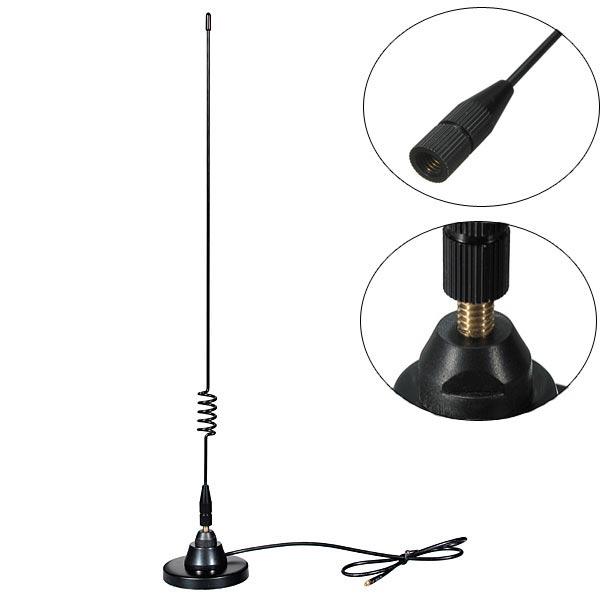 Stainless Steel Mangnetic Base with 477Mhz 4.5DB Uhf CB Whip Antenna