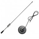 Stainless Steel Mangnetic Base with 477Mhz 4.5DB Uhf CB Whip Antenna