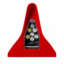 Universal 8LED 11 Modes Solar Power Car Roof Antenna Lamp With Flashing Warning Light 12V Red/Black/Silver/White