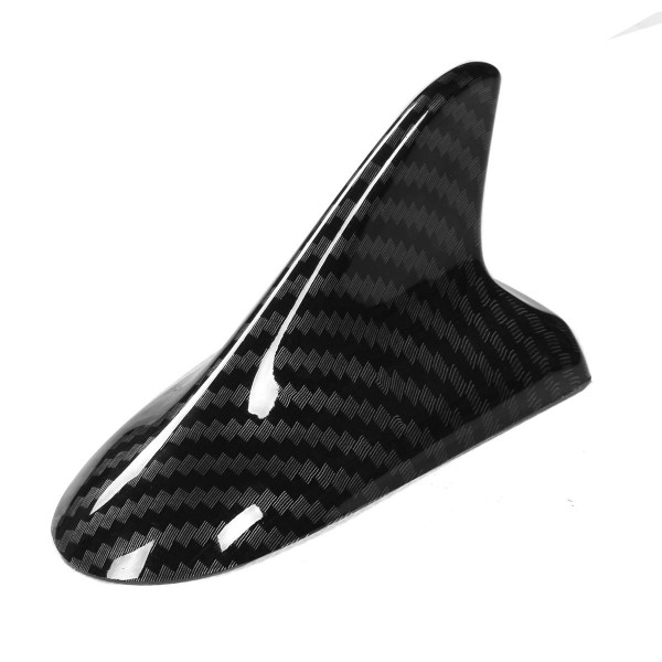 Universal Carbon Fiber Style Car Shark Fin Antenna Radio FM Decorate Aerial