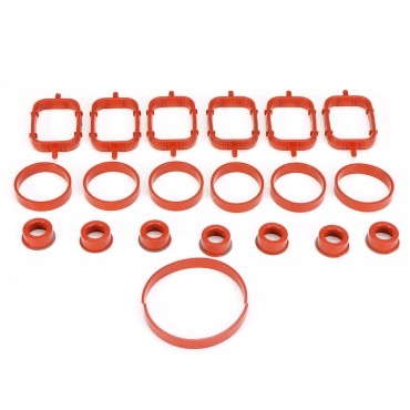 20PCS Intake Inlet Manifold Seal Gasket For BMW E87 E46 E90 E91 E92 E93 E39 E60 M57