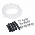 3mm 5M Fuel Pipe Line Hose Clip Kit Rubber+Metal For Eberspacher Hater Fuel Tank