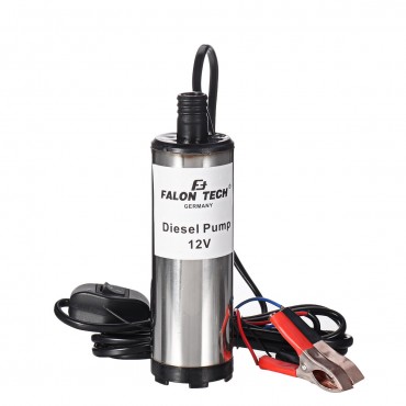 DC 12V 51mm 30L/Min Electric Fuel Transfer Pump Oil Pump Submersible Water Diesel Pump