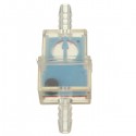 Motorcycle Moped Scooter 6mm Square Inline Fuel Filter Random Color