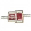 Motorcycle Moped Scooter 6mm Square Inline Fuel Filter Random Color