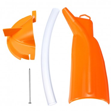 Motorcycle Orange Drip-Free Oil Filter Funnel Primary Case O il Fill Funnel