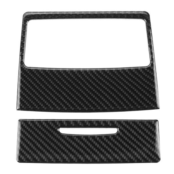 Carbon Fiber Car Back Seat Air Outlet Panel Rear Air Vent Outlet Cover Trim Decoration For BMW E90 3 Series