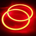 2 x 80mm 93LED CCFL Headlight COB Angel Eyes Halo Ring Lamp