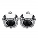 2.5 Inch Angel & Devil Demon Eye LED Headlights HID Bi-Xenon Projector Lens Kit H1 LHD/RHD