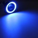 2PCS 30W LED Car Fog Lights White with 2.5/3/3.5 Inch COB Angle Eyes Halo Ring Bulb Ice Blue Universal