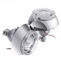 2Pcs Mini Car LED Projector Headlights Halo Ring Angel Eye Lights LHD Bi-Xenon HID Lamps 3000LM 3 Inch 12V 35W