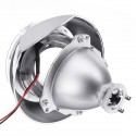 2Pcs Mini Car LED Projector Headlights Halo Ring Angel Eye Lights RHD Bi-Xenon HID Lamps 3000LM 3 Inch 12V 35W