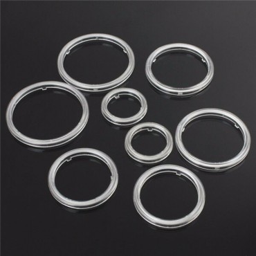 2pcs Clear Plastic PC Projector Lens Cover For COB Led Angel Eye Halo Ring