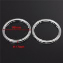 2pcs Clear Plastic PC Projector Lens Cover For COB Led Angel Eye Halo Ring