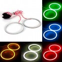 70MM COB LED Angel Eyes Lights Halo Ring Lamp 12V-24V 300LM for BMW