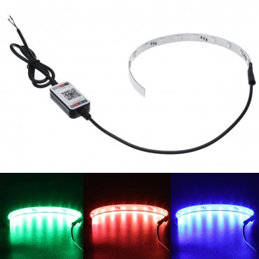 RGB LED Car Devil Halo Angel Eyes Headlight Projector Lens Ring APP Remote Control