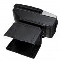 Car Armrest Center Console Storage Box Cushion Rotatable PU Leather Universal