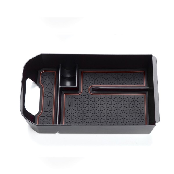 Car Center Armrest Black Interior Storage Organizer Box for Toyota RAV4 2019-2020