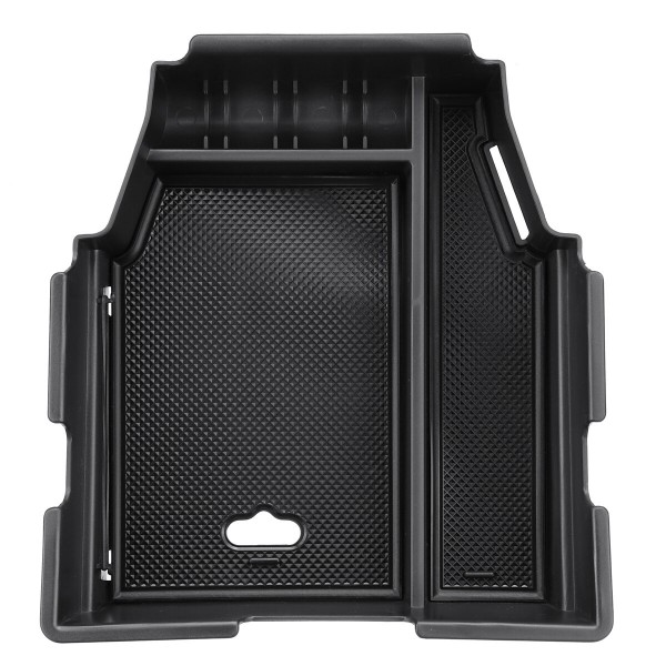 Car Center Console Armrest Storage Box Trimming For Chevy Traverse 2020 Black