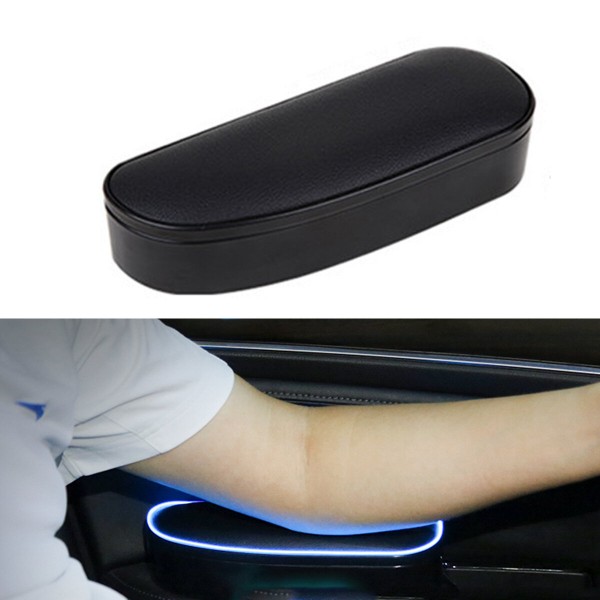 LED Universal Car Left Armrest Elbow Support Adjustable Anti Slip