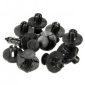 10PCS 8mm Plastic Rivet Fastener Bumper Fender Push Clips For Nissan