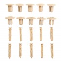 10pcs Plastic Rivet Trim Panel Car Fastener Clip Door Beige For VOLVO C70/S60/S80/V70