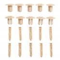 10pcs Plastic Rivet Trim Panel Car Fastener Clip Door Beige For VOLVO C70/S60/S80/V70