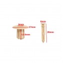 10pcs Plastic Rivet Trim Panel Car Fastener Clip Door Beige For VOLVO C70/S60/S80/V70