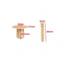 10pcs Plastic Rivet Trim Panel Car Fastener Clip Door Beige For VOLVO C70/S60/S80/V70