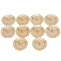 10pcs Seat Belt Buckle Clip Retainer Seat Belt Stop Button Beige Plasti For Lincoln