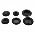 141Pcs Flush Mount Black Plastic Assortment Auto Body Sheet Metal Hole Plug Car Tool