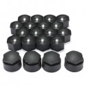 17mm Wheel Bolt Nut Locking Caps Covers Removal Tool Key Grey Black for Audi