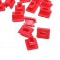 20pcs/set Dashboard Dash Trim Strip Clips Red Insert Grommets Keeper Clip Fit For BMW E46 E65/E66 E83N Interior Panel Fixing Buckles