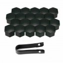 21Pcs Wheel Nut Cap Wheel Hub Caps Covers Lug Dustproof Wheel Cap Lug Nut Cover Puller Kit For Tesla Model 3 X S